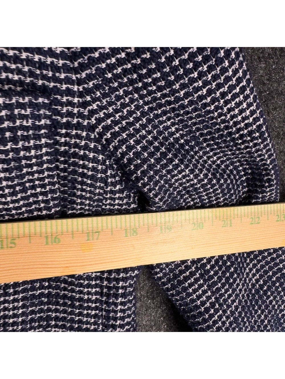 Banana Republic Blazer Women 12P Petite Blue Open Front Long Sleeve Career Lined